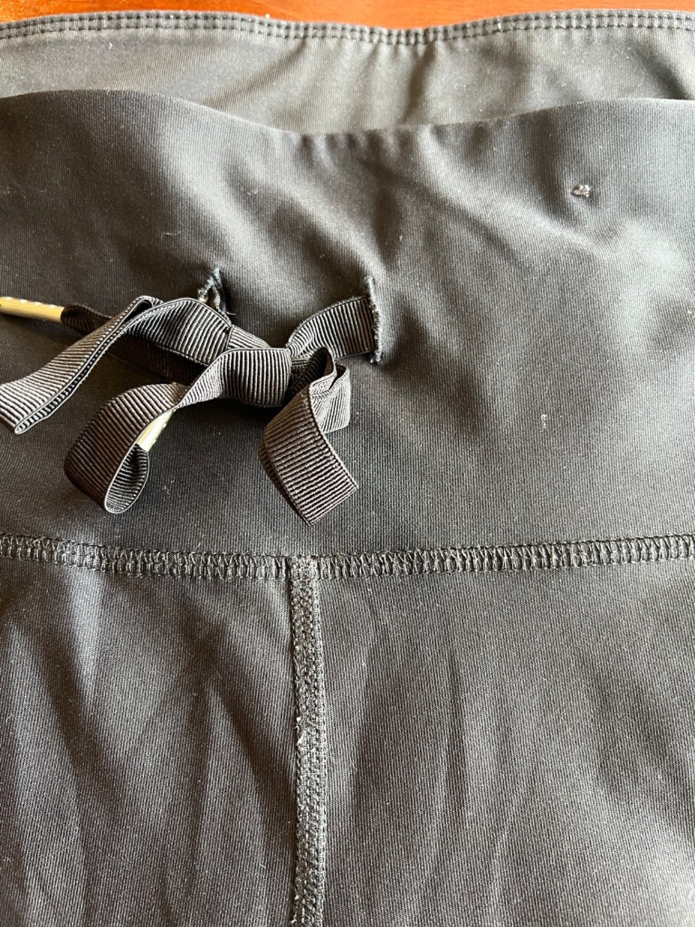 Xersion Black Ruched Side Capri Leggings - Picture 3 of 6